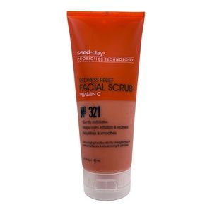 Seed+Clay Probiotics Technology Redness Relief Facial Scrub V-C (#321) 5.1 oz.